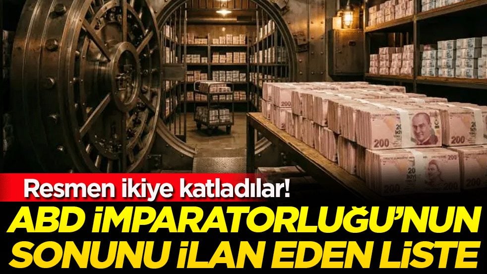 ABD İmparatorluğu'nun sonunu ilan eden liste... Resmen ikiye katladılar!