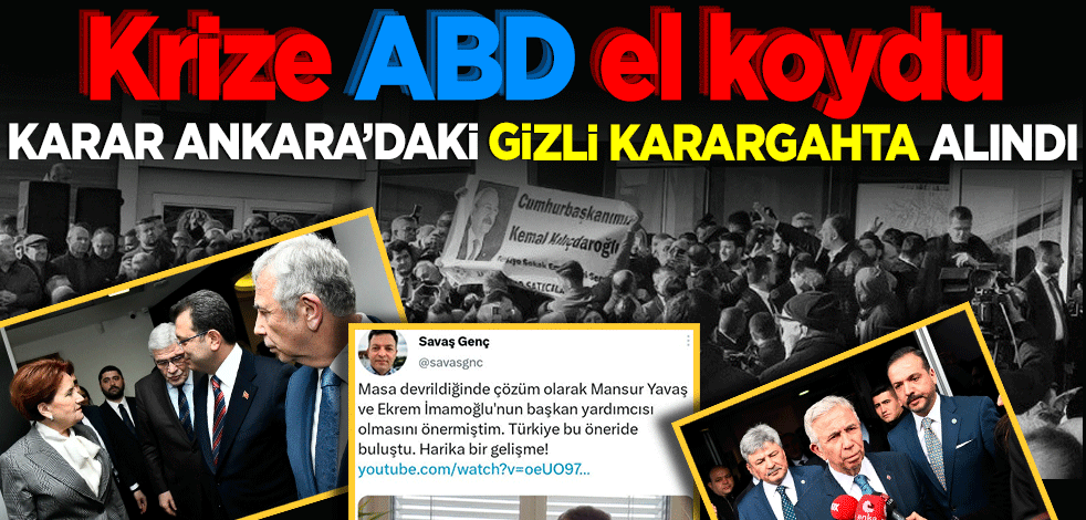 ABD krize el koydu Karar Ankara'daki gizli karargahta alındı