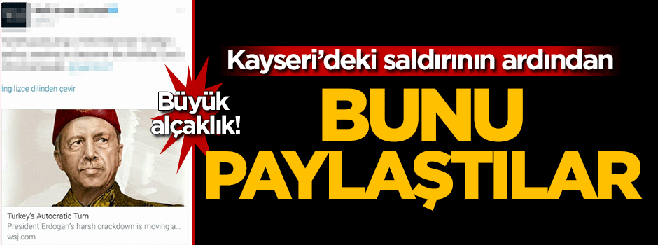 ABD medyasından alçak paylaşım