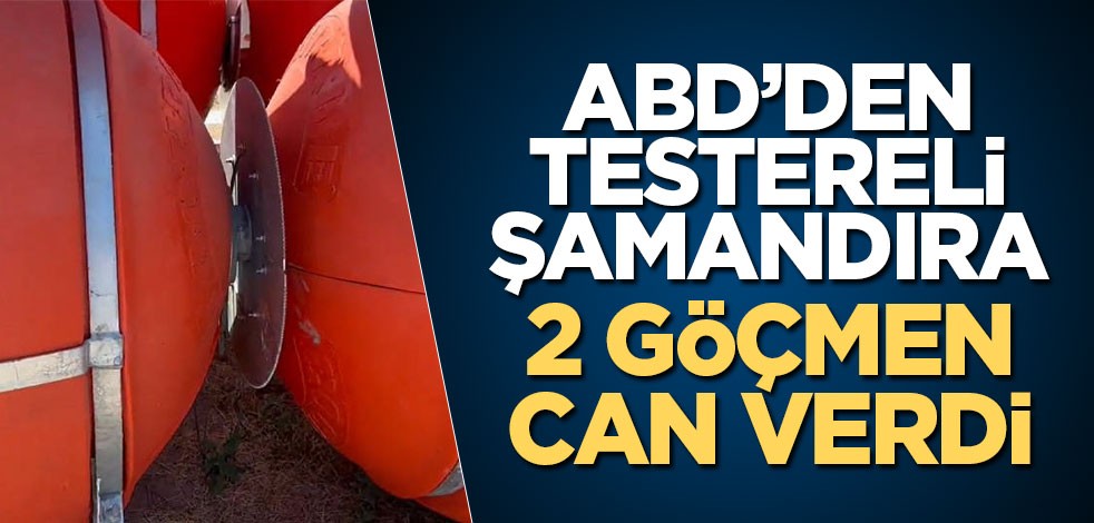 ABD-Meksika sınırına testereli şamandıra