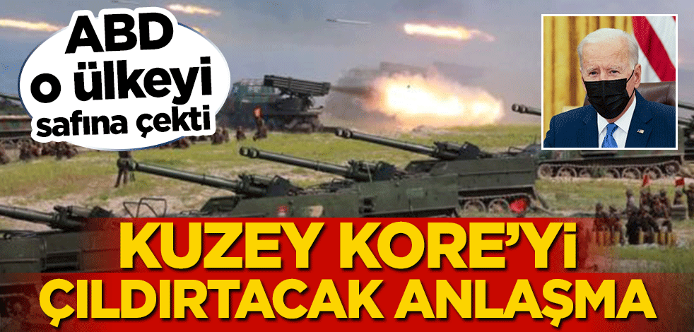 ABD o ülkeyi safına çekti! Kuzey Kore’yi çıldırtacak anlaşma