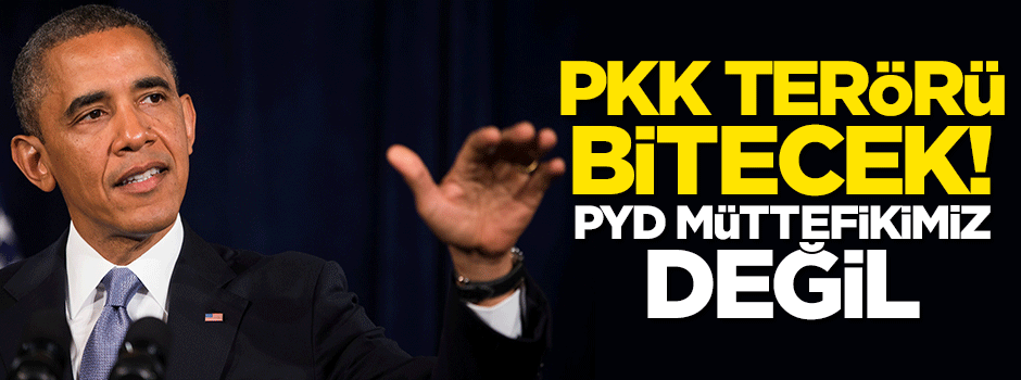 ABD: Önce PKK terörü durmalı