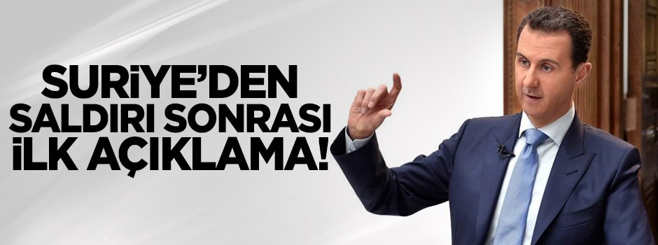 ABD operasyonu sonrası Suriye'den ilk açıklama!