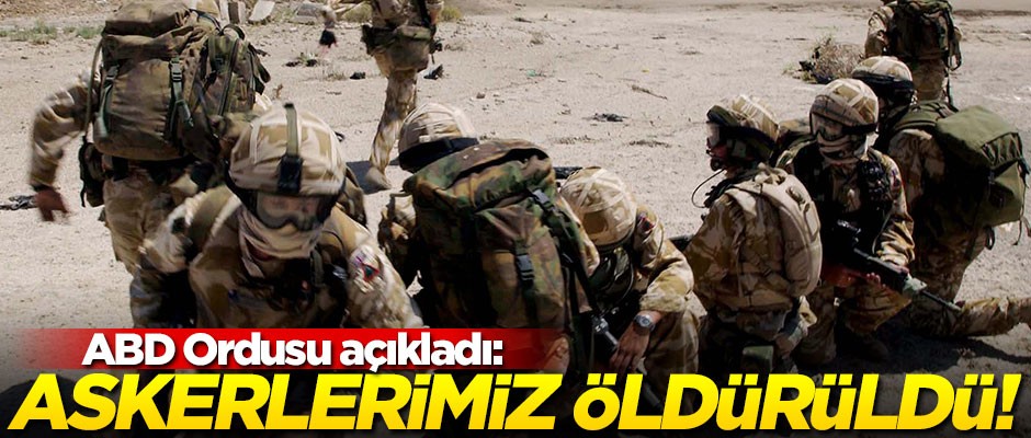 ABD Ordusu: Afganistan'da 2 askerimiz öldürüldü