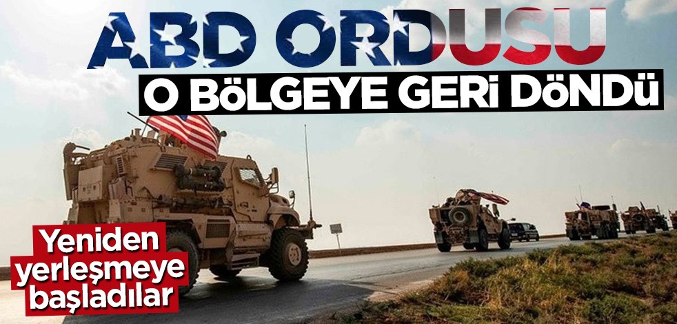 ABD ordusu Ayn el Arab'a geri döndü