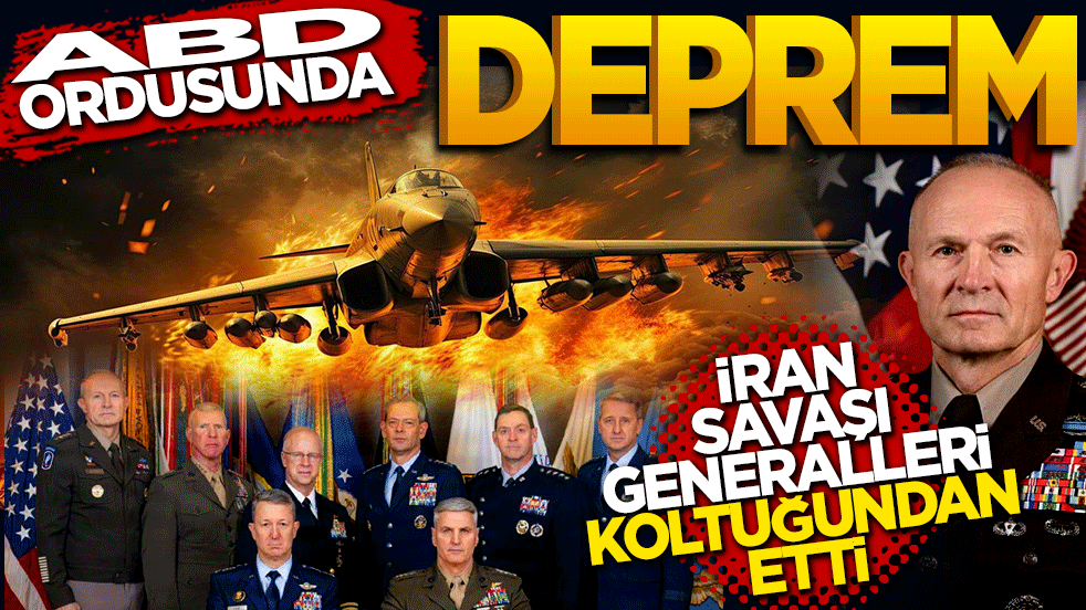 ABD ordusunda deprem: İran savaşı generalleri koltuğundan etti!