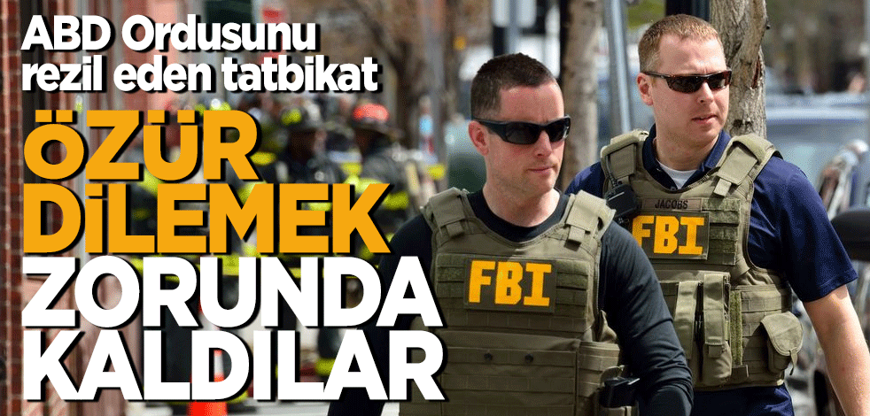 ABD Ordusunu rezil eden tatbikat! Özür dilemek zorunda kaldılar