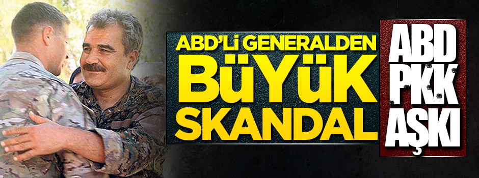 ABD PKK'lı sever! Generalin terörist aşkı... Utanmadan sarıldı