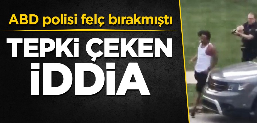 ABD polisi felç bırakmıştı! Tepki çeken iddia
