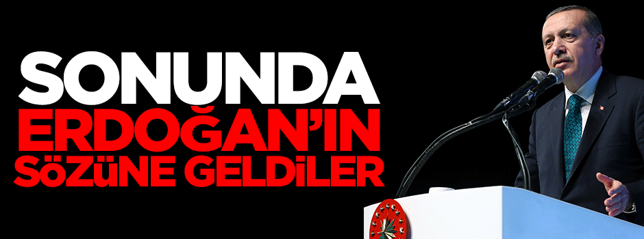 ABD, Recep Tayyip Erdoğan'ın sözüne geldi