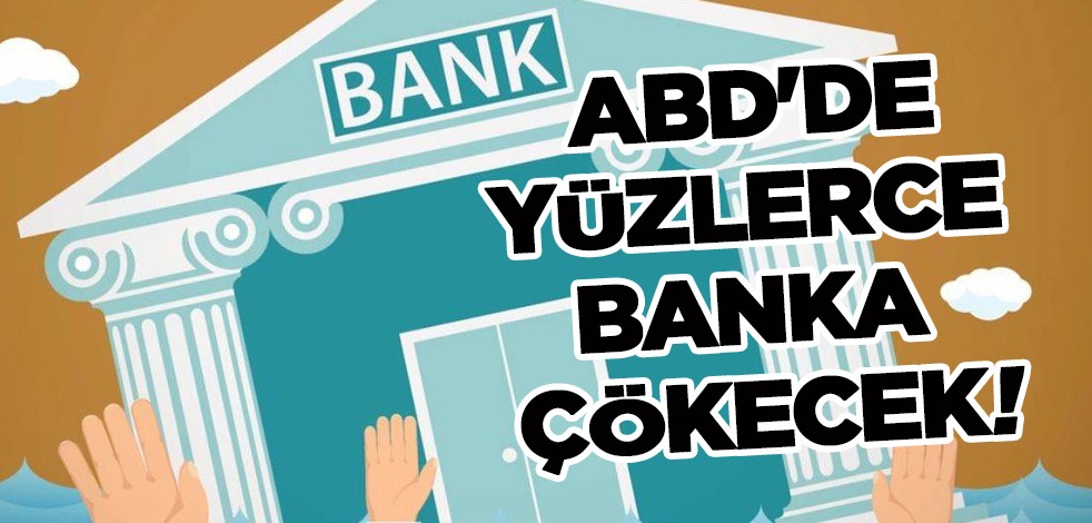 ABD resmen kıyamete gidiyor: 186 bankası çökecek! ABD'de korkutan, tedirgin eden tehlike! Alınan karar