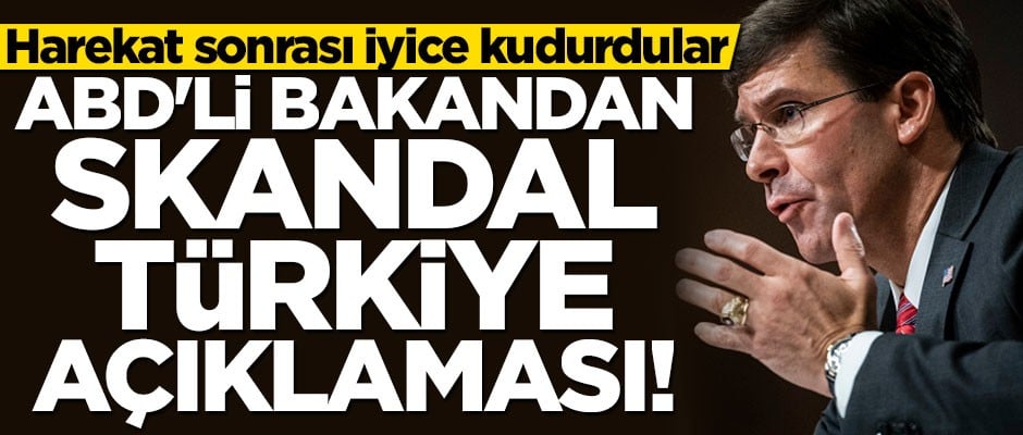 ABD Savunma Bakanı Mark Esper'den küstah Türkiye açıklaması