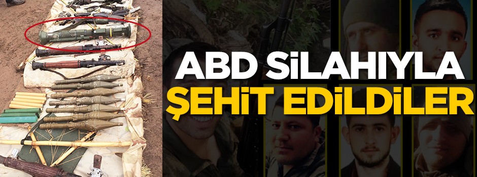 ABD silahıyla şehit edildiler