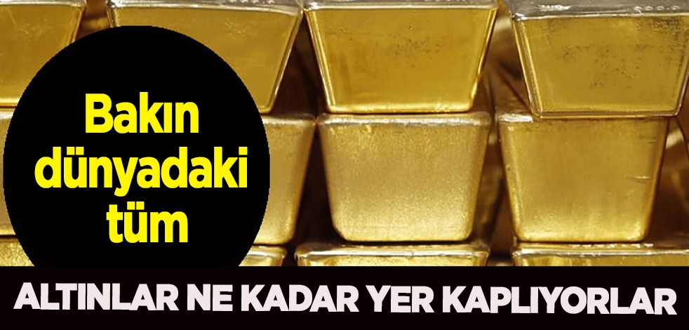 ABD şirketler flaş keşfi dünyaya duyurdular! Dünyadaki tüm altınların bakın ne kadar yer kapladığı hesaplandı