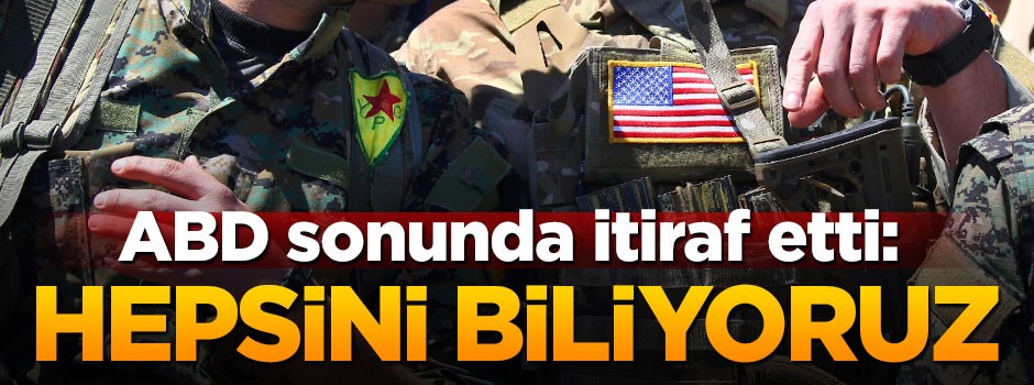 ABD sonunda itiraf etti: YPG tamamen PKK!