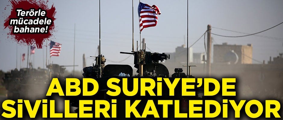ABD Suriye'de 36 sivili öldürdü!