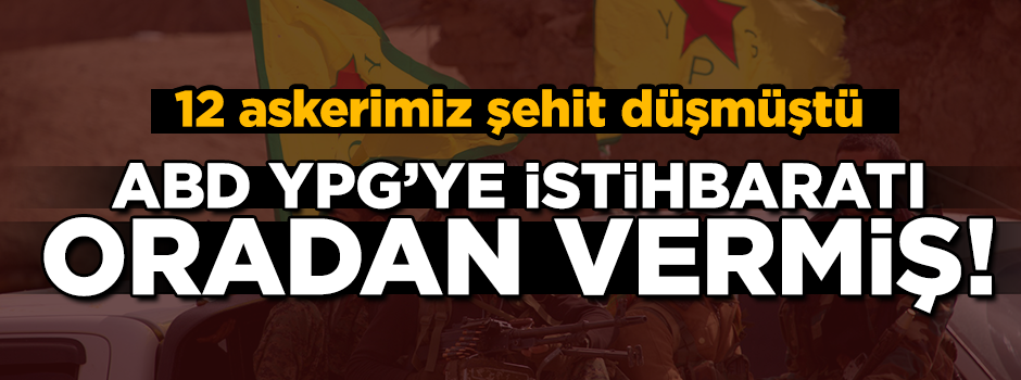 ABD tarım pistinden YPG’ye anlık istihbarat sağlıyor!