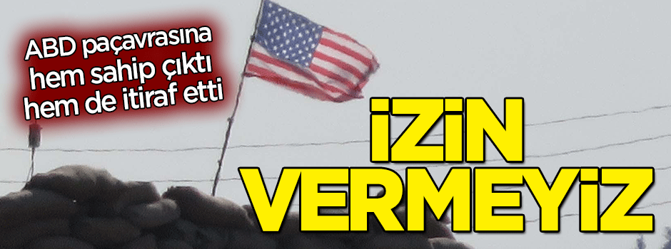 ABD Tel Abyad'daki bayraklara sahip çıktı!