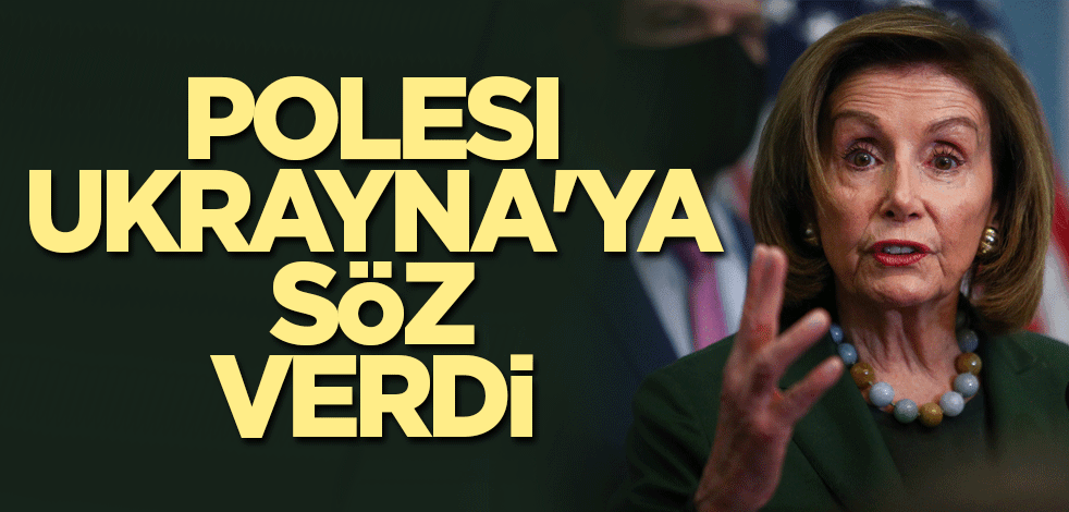 ABD Temsilciler Meclisi Başkanı Polesi Ukrayna'ya söz verdi