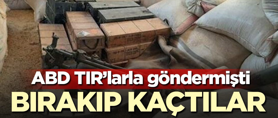 ABD TIR'larla göndermişti! Bırakıp kaçtılar