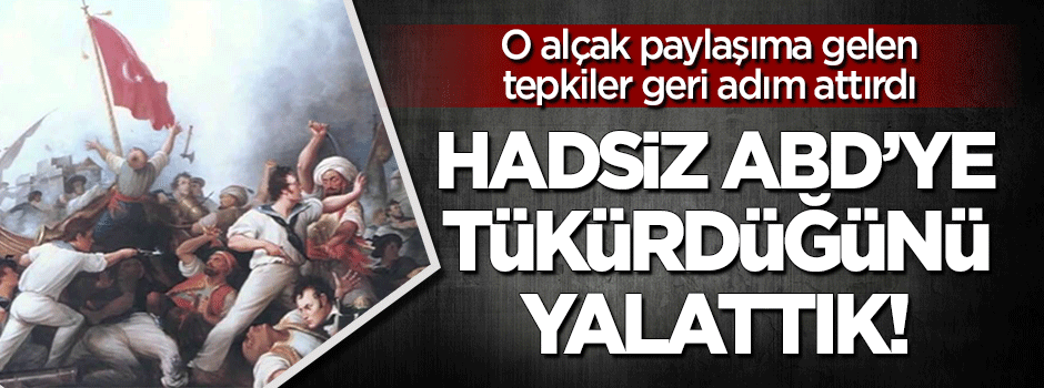 ABD tükürdüğünü yaladı, o paylaşımı kaldırdı!