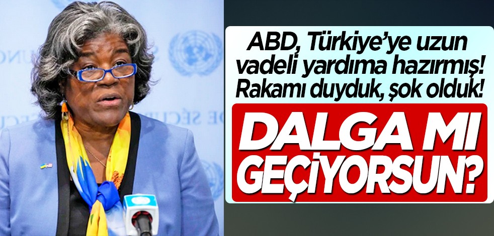 ABD, Türkiye’ye uzun vadeli desteğe hazırmış... Rakamı duyduk, şok olduk!.. Dalga mı geçiyorsun?