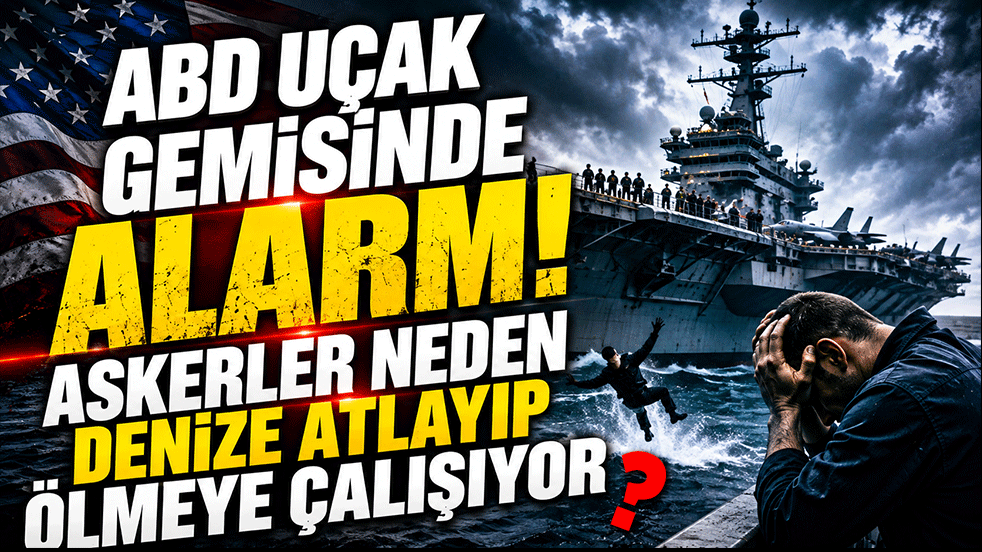 ABD uçak gemisinde alarm: Askerler neden denize atlayıp ölmeye çalışıyor?