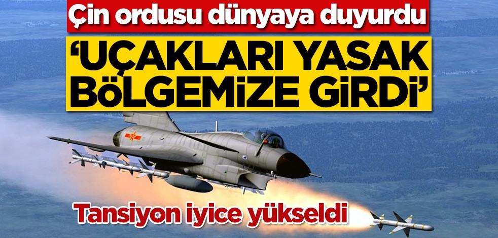 ABD uçakları Çin’in yasak bölgesine girdi