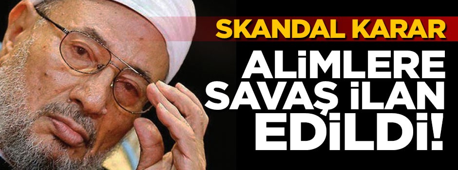 ABD uşağı ülkeler alimlere savaş ilan etti