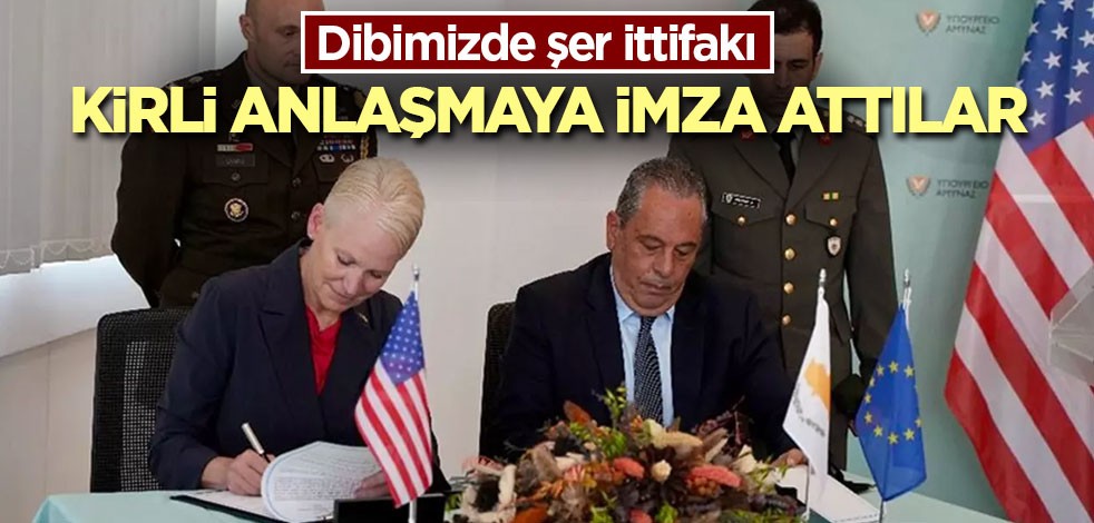 ABD ve Güney Kıbrıs dibimizde savunma iş birliği anlaşması yaptı