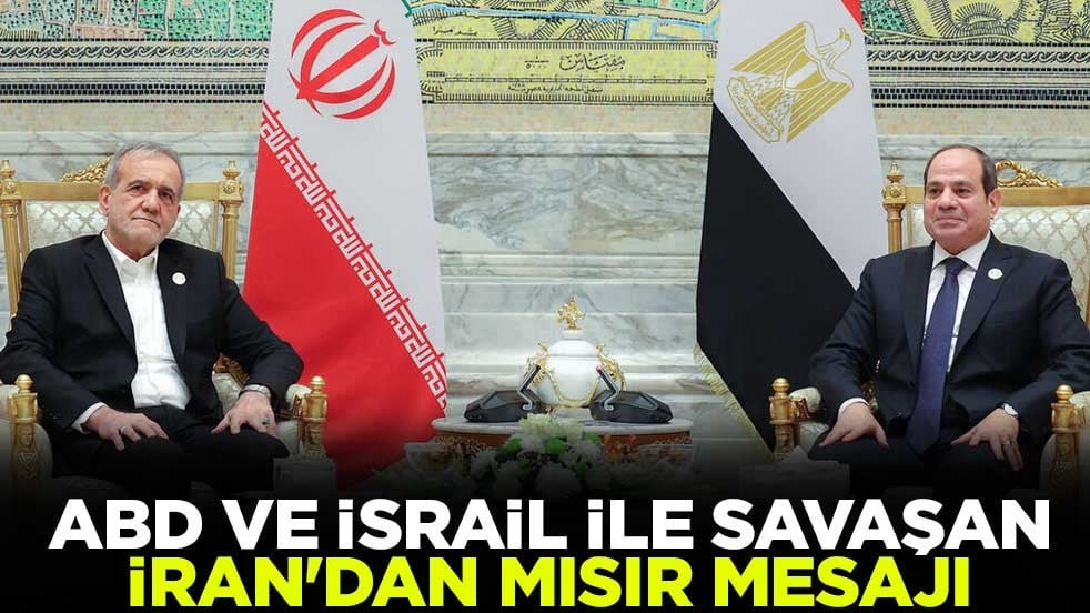 ABD ve İsrail ile savaşan İran'dan Mısır mesajı