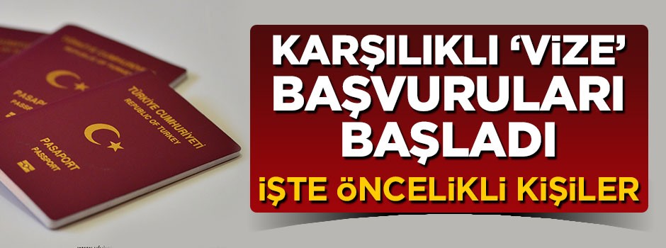 ABD ve Türkiye arasındaki vize başvuruları başladı