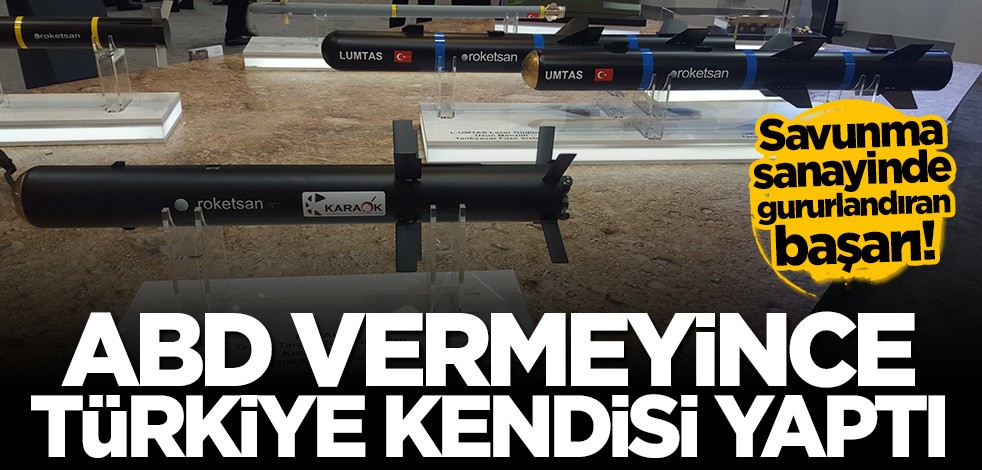 ABD vermeyince Türkiye kendisi yaptı... KARAOK'un menzili artırıldı