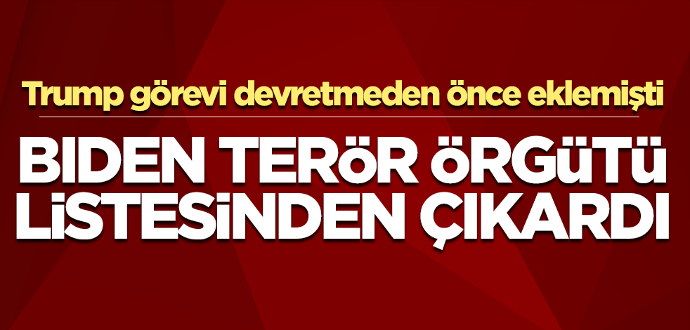 ABD, Yemen'deki Husileri terör örgütü listesinden çıkardı