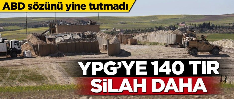 ABD yine yalan söyledi! Teröristlere 140 TIR silah daha