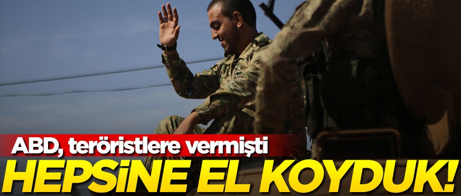 ABD YPG'ye vermişti... Hepsi Suriye Milli Ordusu'na geçti!