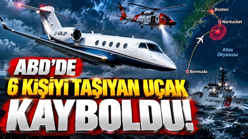 ABD'de 6 kişiyi taşıyan uçak kayboldu! Atlas Okyanusu'nda geniş çaplı arama