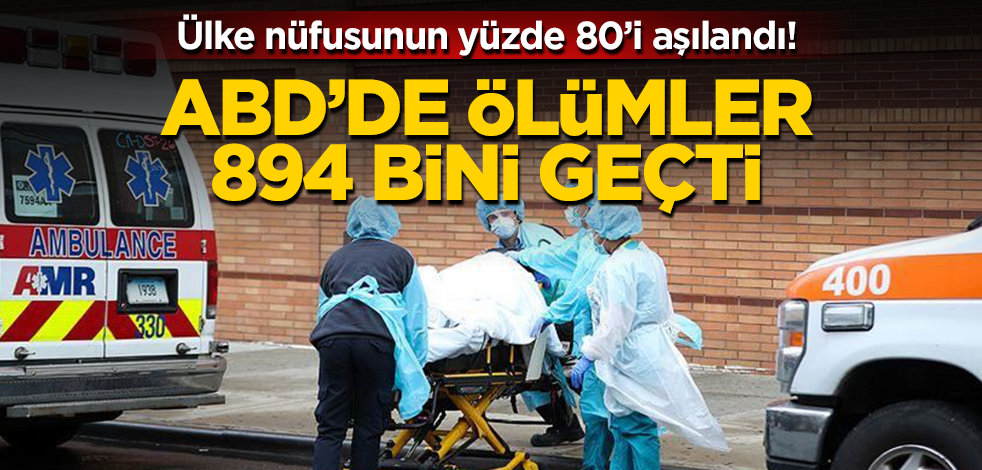 ABD’de 894 bin kişi salgından öldü!