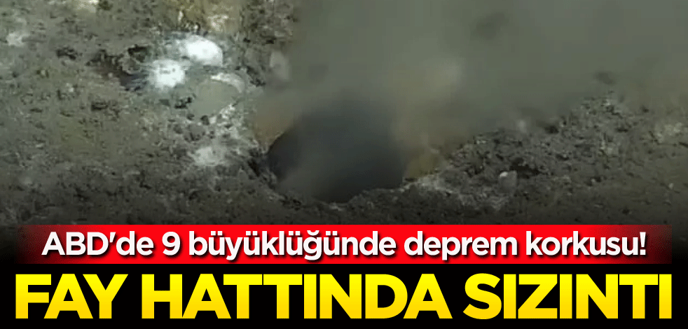 ABD'de 9 büyüklüğünde deprem korkusu! Fay hattında sızıntı
