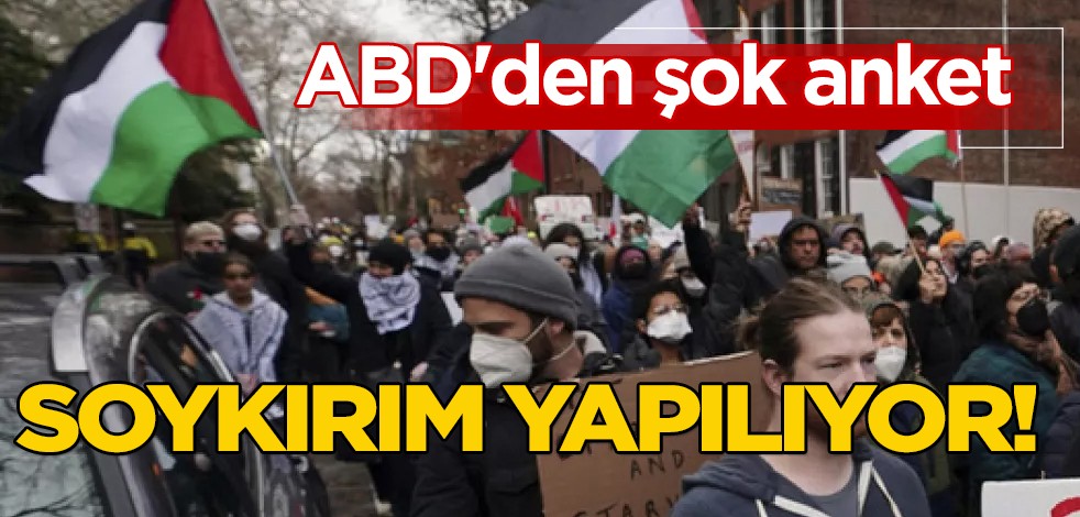 ABD'li vatandaşlardan tepki: İsrail'in Filistin halkına soykırım yaptığını haykırdı!
