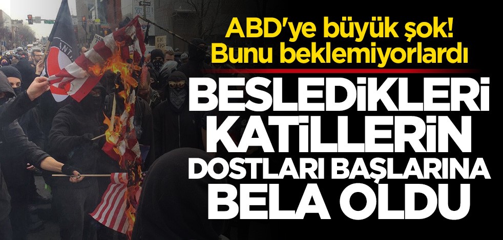 ABD'de Antifa tehdidi! Besledikleri teröristlerin dostları başlarına bela oldu