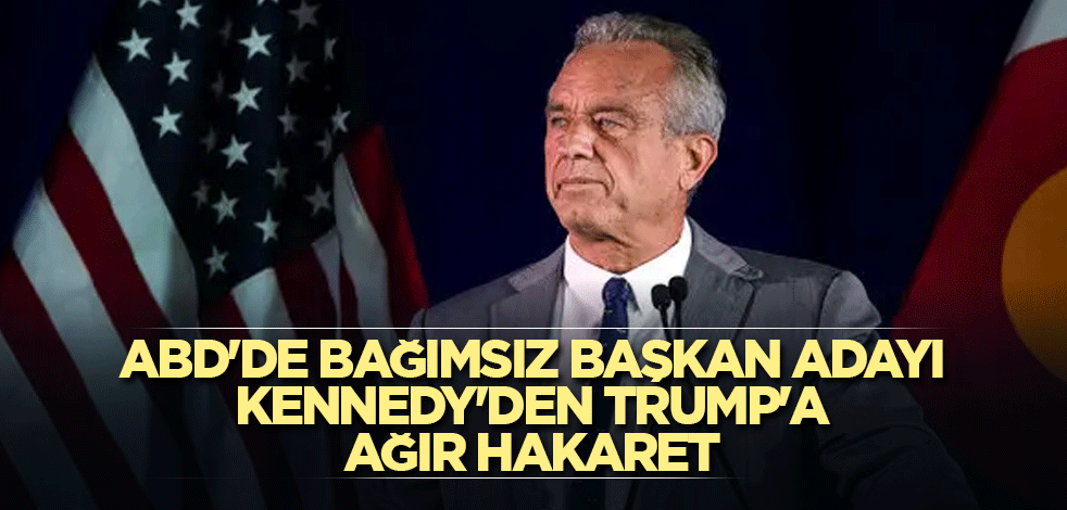 ABD'de bağımsız başkan adayı Kennedy'den Trump'a ağır hakaret