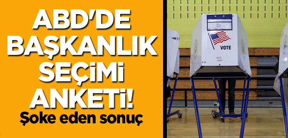ABD'de başkanlık seçimi anketi! Trump ipi göğüsledi