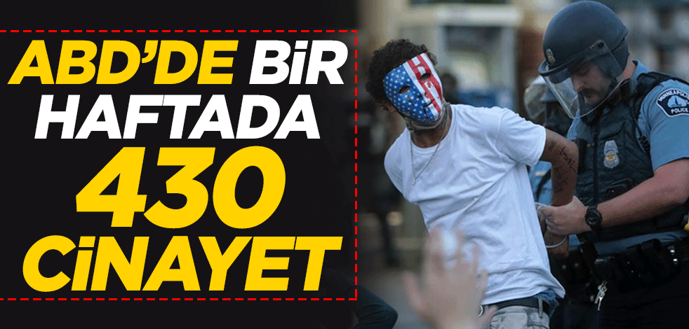 ABD'de bir haftada 430 cinayet