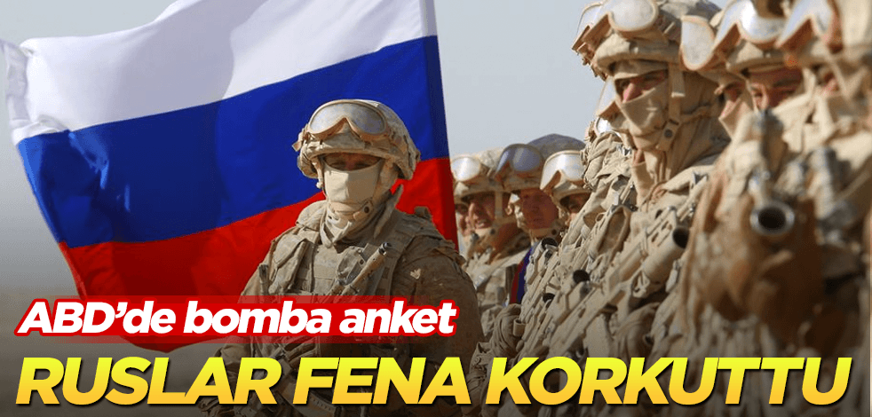 ABD’de bomba anket! Ruslar gözlerini fena korkuttu