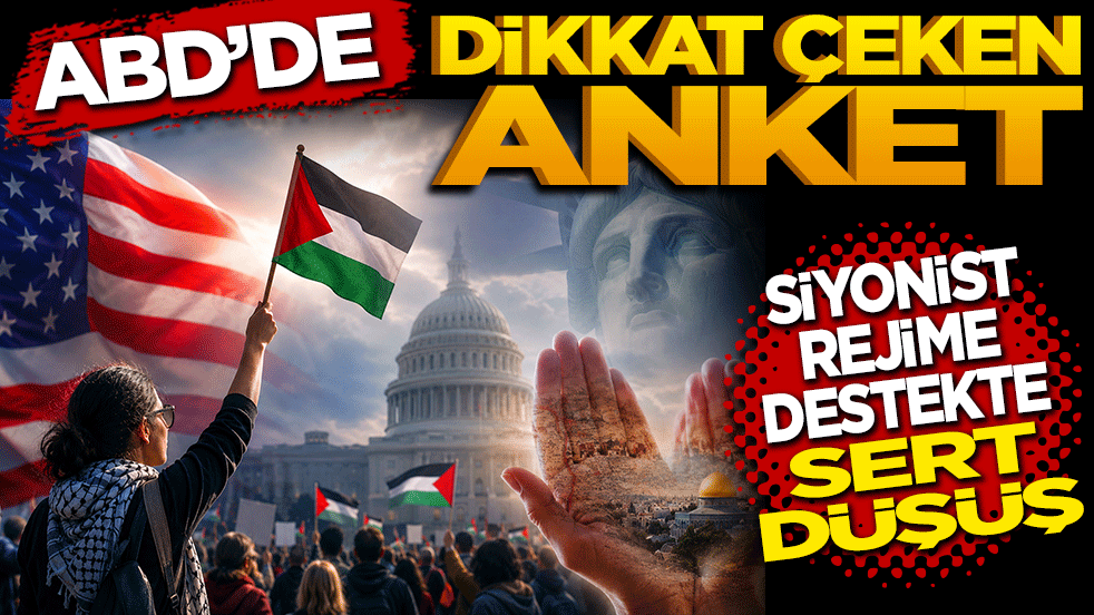 ABD’de dikkat çeken anket: Demokrat tabanda siyonist rejime destek sert düştü