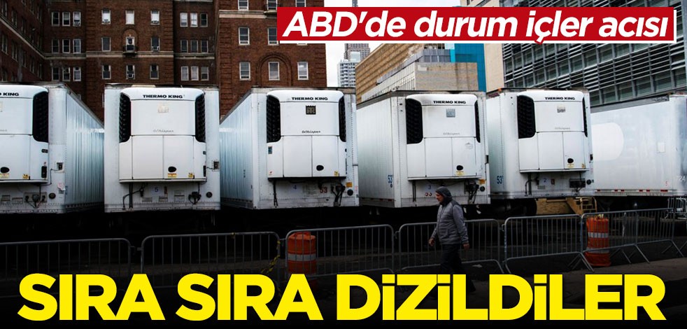 ABD'de durum içler acısı! Sıra sıra dizildiler