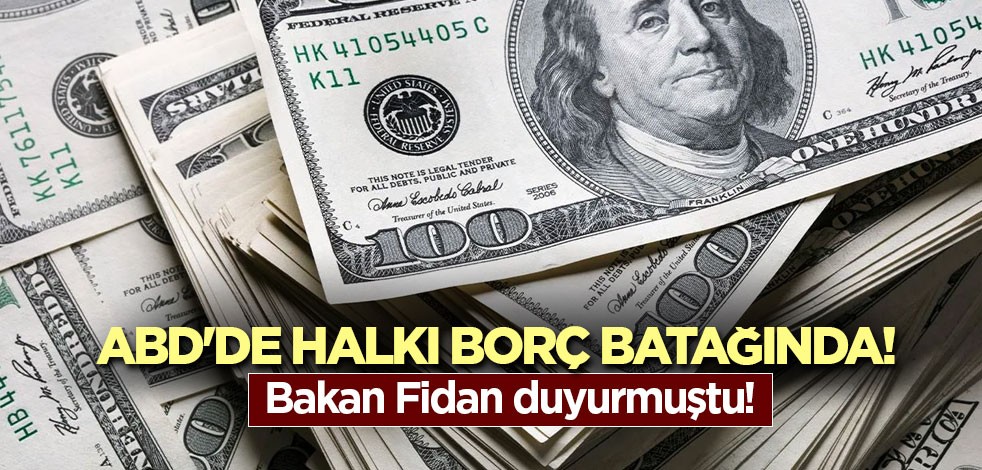 ABD'de halkı borç batağında! Rakam giderek yükseliyor