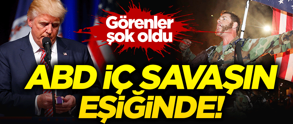 ABD'de halkın üçte ikisi 'iç savaş çıkacak' diyor