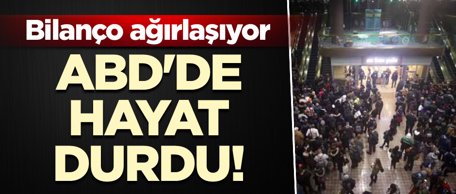 ABD'de hayat durdu! Bilanço ağırlaşıyor